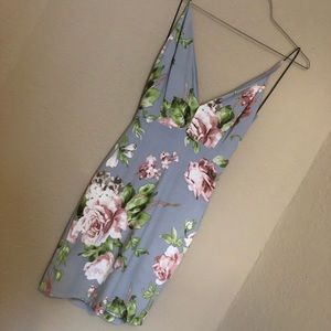 Backless floral Fashionova dress. New, with tags!